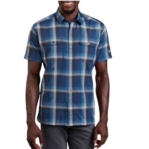 Kuhl Men's Response Men's Blue Stripped Shirt Size Small